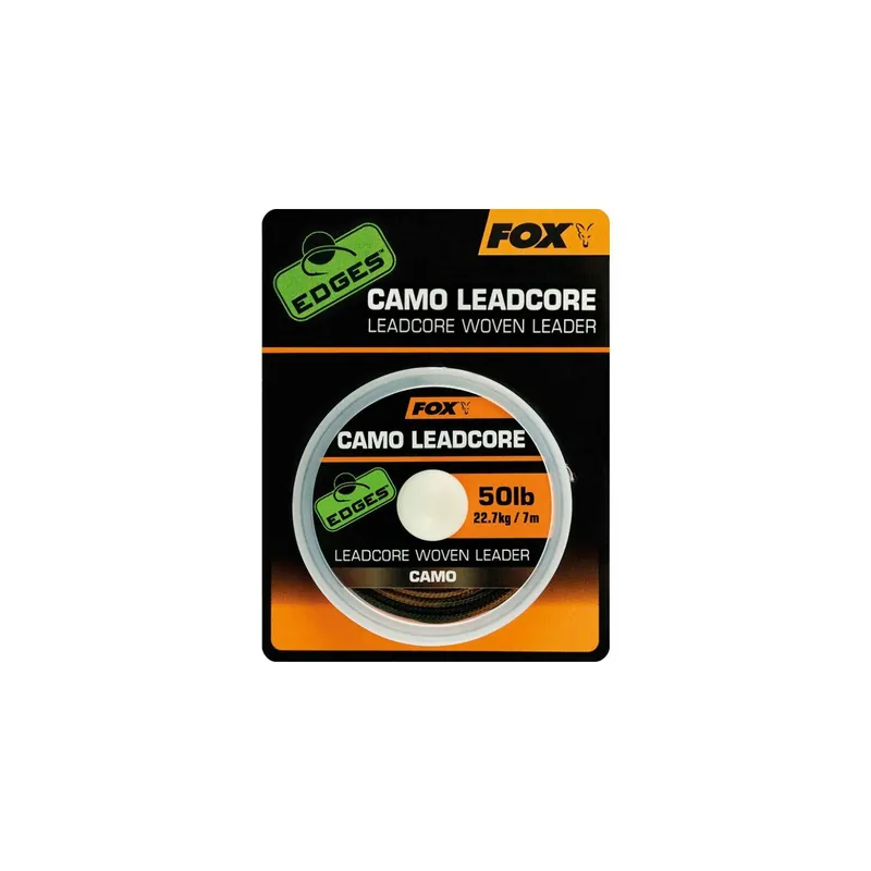 Fox Edges Camo Leadcore Woven Leader-7m