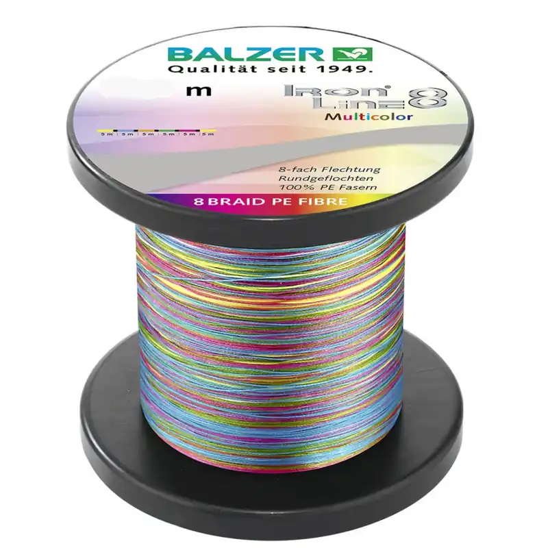 Balzer Iron Line 8 -fach Multicolor 300m-Multicolor 300m 0,10 mm 8,1 kg