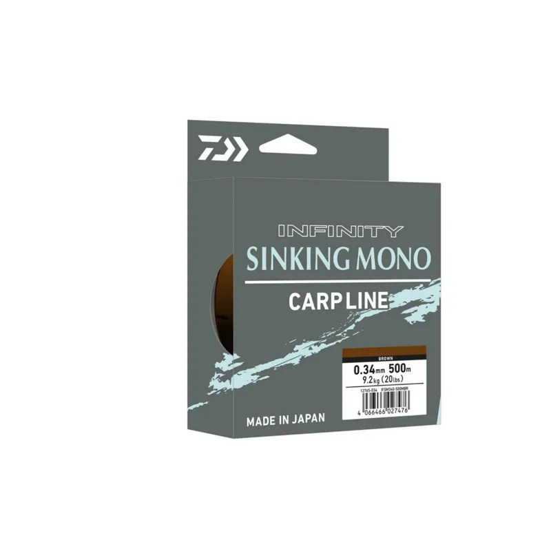 Daiwa Infinity Sinking Mono-0,285 mm 500 m 6,3 kg braun