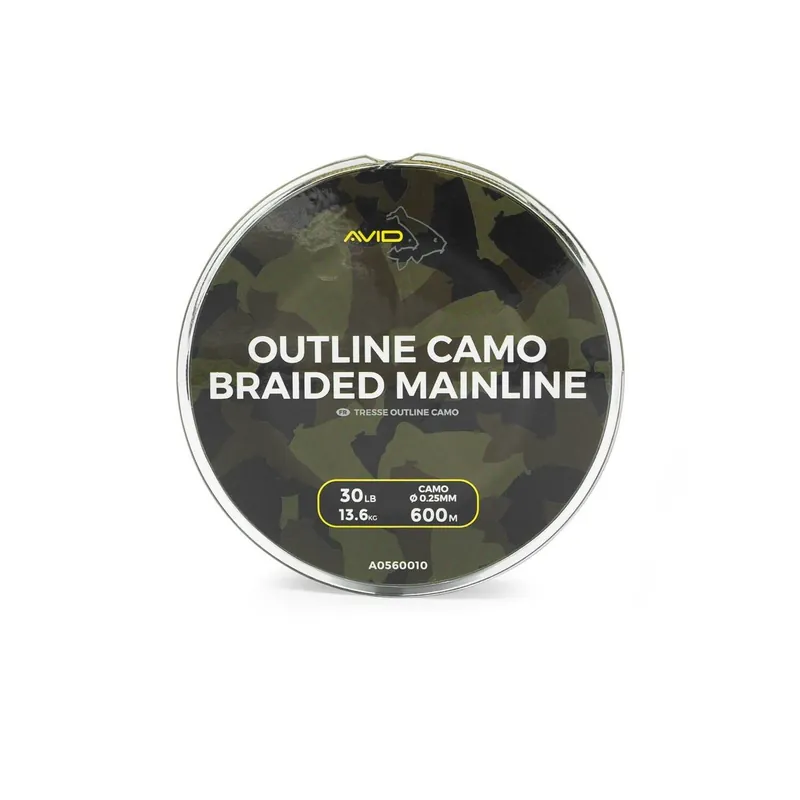 Avid Carp Outline Camo Braided Mainline 30 lb 300 m-
