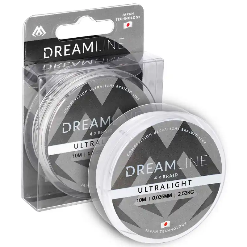 Mikado Dreamline Ultralight Weiß-0,04 mm 2,5 kg 150 m