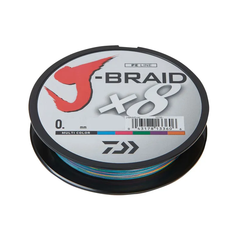 Daiwa J-Braid X8 Multicolor 300 m 0,35 mm 36 kg-