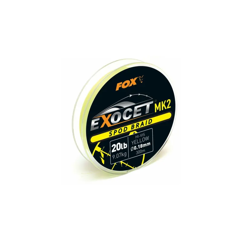 Fox Exocet MK2 Spod Braid - Yellow-