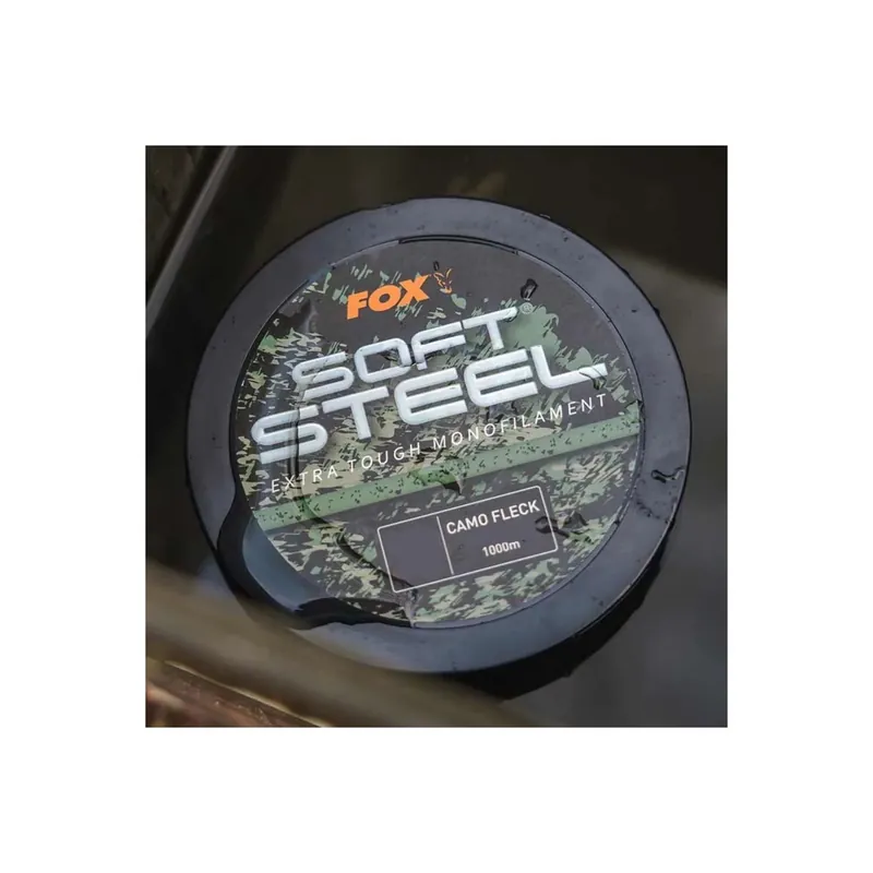 FOX Soft Steel Fleck Camo Mono 0,37 mm 1000 m 9,1 kg-