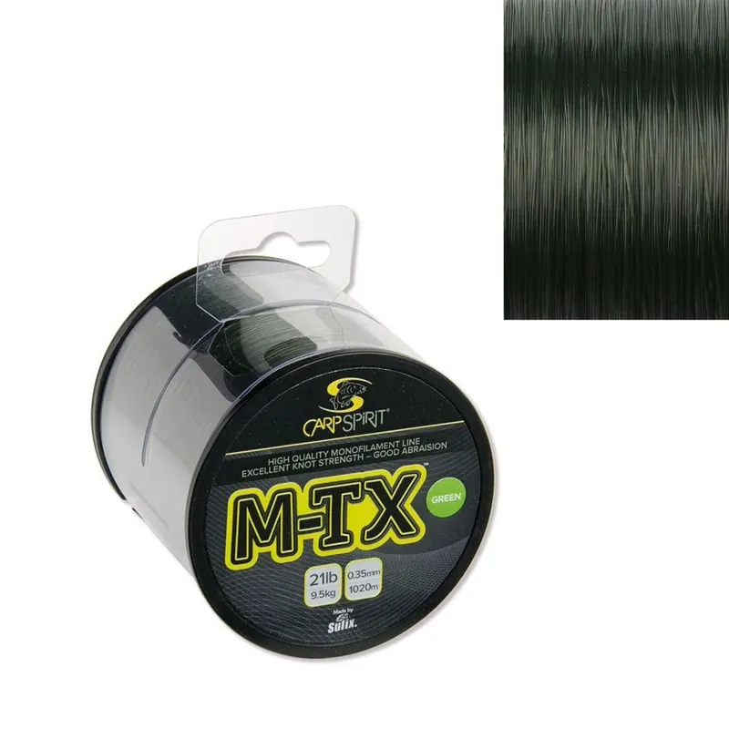 Carp Spirit M-TX - Green-1020m – 0.35 mm 9,5 kg