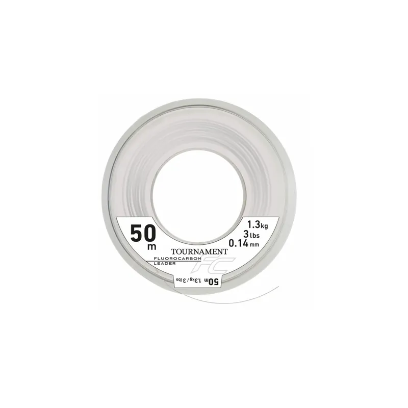DAIWA Tournament Fluorocarbon Leader-0.14mm 50m