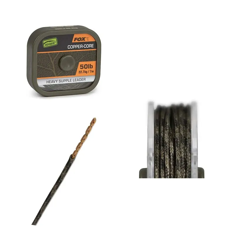 FOX Edges Naturals Copper-Core 50 lb - 22,7 kg - 7 m-
