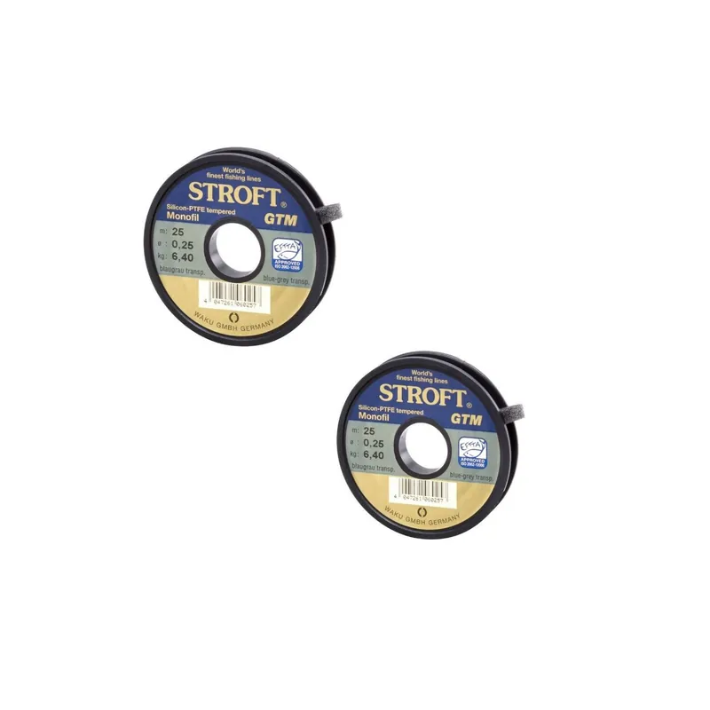 Stroft GTM Vorfachschnur 50 m 0,14 mm 2,3 kg-