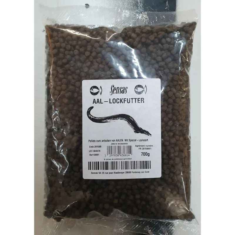 Sensas Aal Pellets Aal Lockstoff 700g-