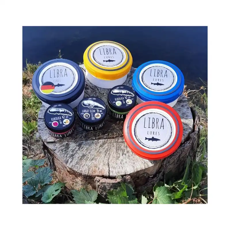 LIBRA LURES LIQUID BOX 0,3 Liter mit Schraubdeckel-blau