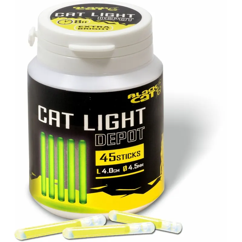 Black Cat Cat Light Depot 45 mm Knicklichter 45 Stück-