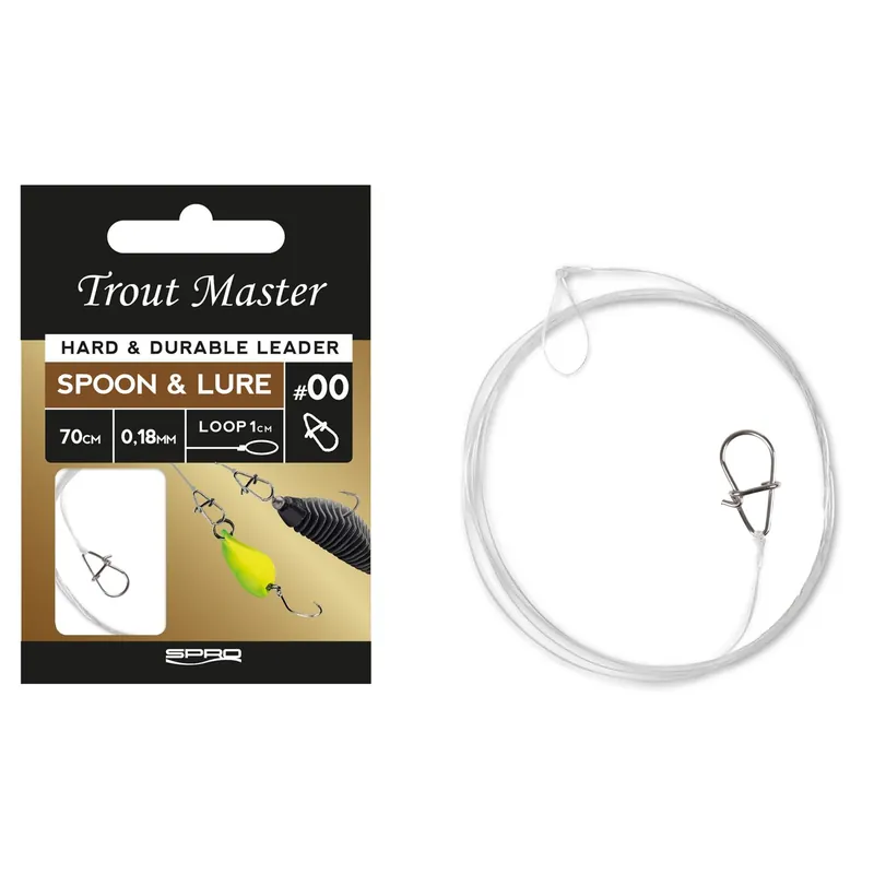 Spro Trout Master SPOON & Vorfach-0,18 mm 6 Stück