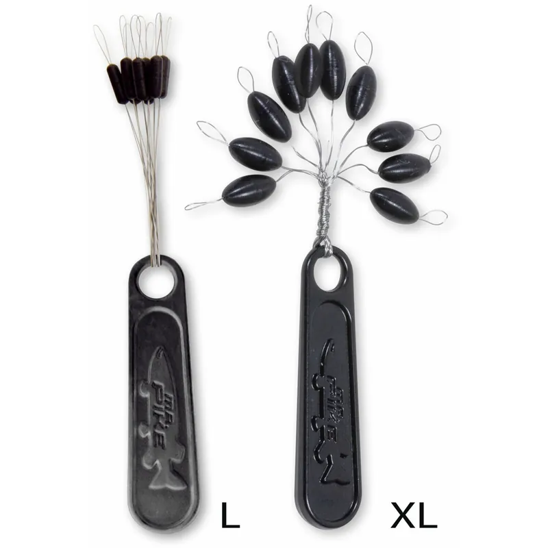 Quantum Mr. Pike Float Stops Silicone Schwarz-L