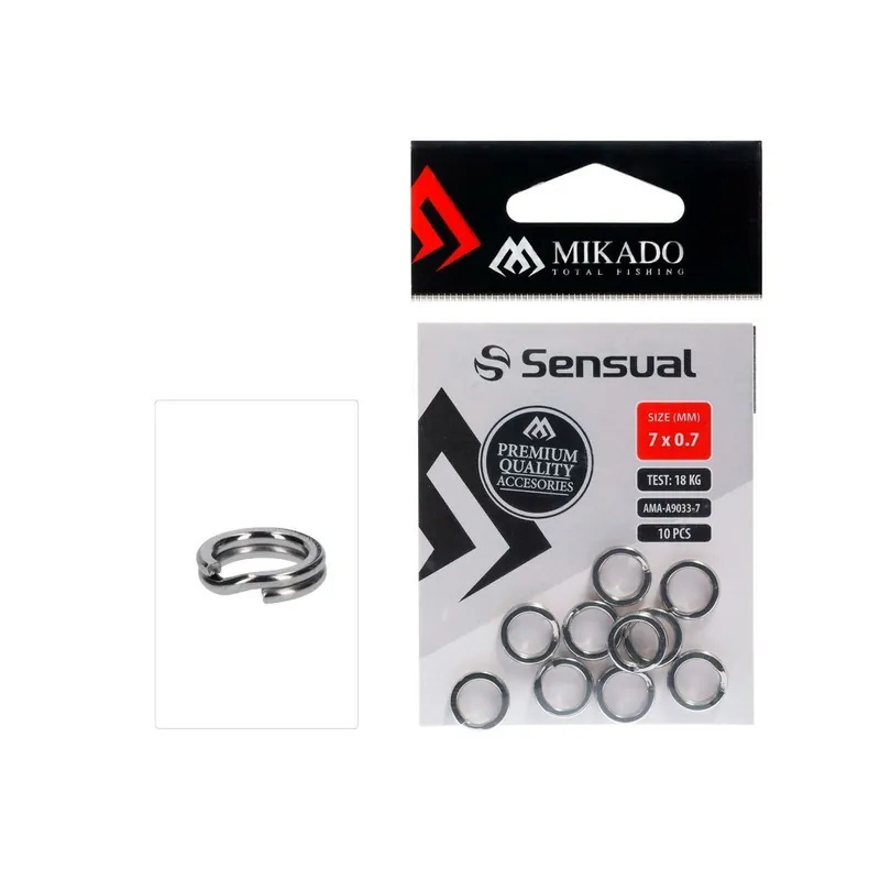 Mikado Splitring Sprengringe-Gr. 10 x 1,0 mm 10 Stück