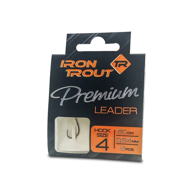 Iron Trout Premium Forellenhaken-120 cm 0,16 mm Hakengröße 12