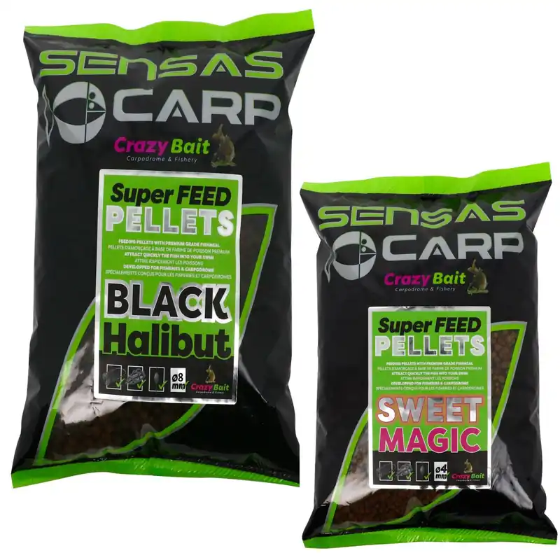 Sensas Super Feed Pellets-Halibut