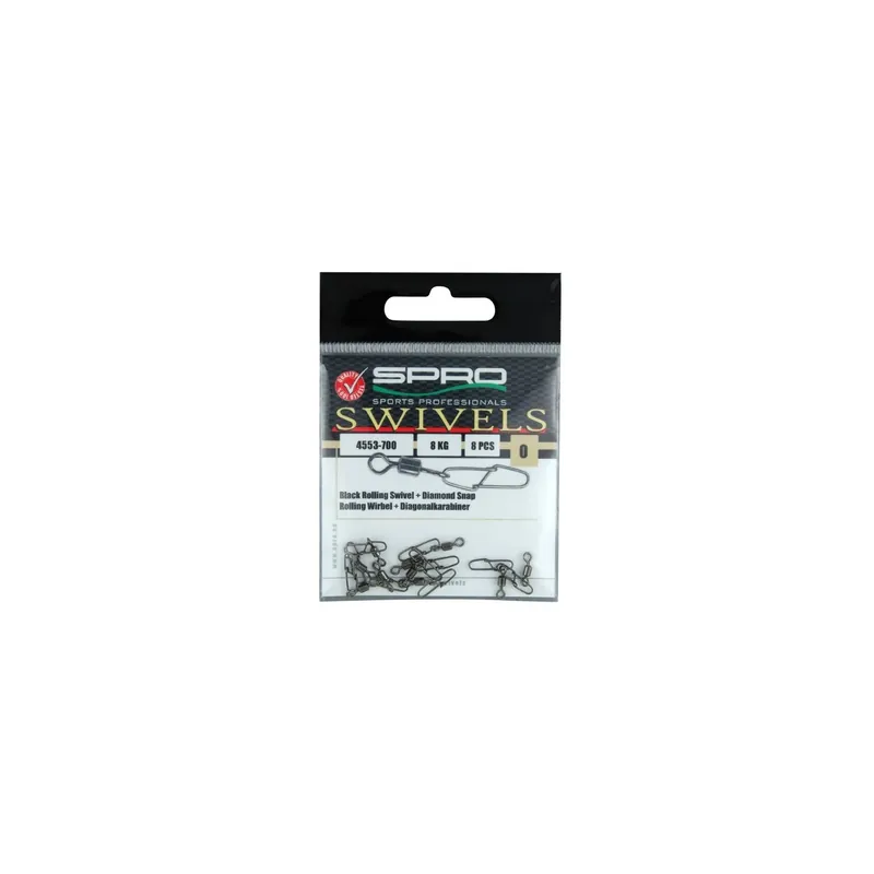 Spro Rollwirbel Diagonalkarabiner-0