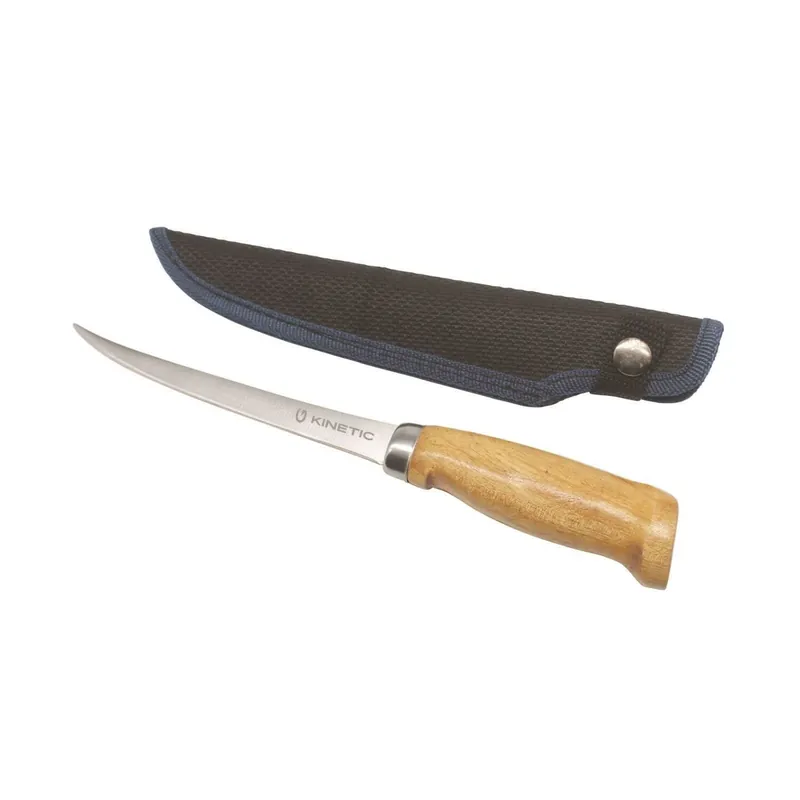 KINETIC NORDIC FILLET KNIFE 6"/15CM 27,5CM WOOD-