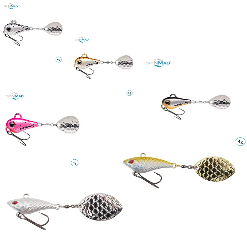 4 Premium Lieblingsköder Spinmad Spezial + 2 Spinmads von Mikado-
