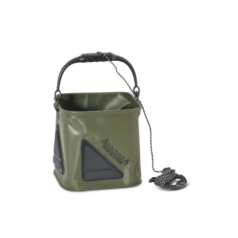 Anaconda Pull Up Bucket 17 Liter mit 6 m Seil-