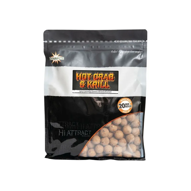 Dynamite Baits Big Fish Boilies Hot Crab & Krill-15 mm