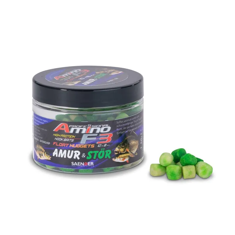 Sänger Amino F3 Mini Float Nuggets 8 mm x 6 mm-Butter Vanilla 50 g