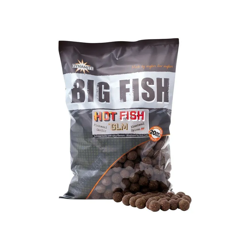 Dynamite Baits Big Fish Boilies Hot Fish & GLM-15 mm
