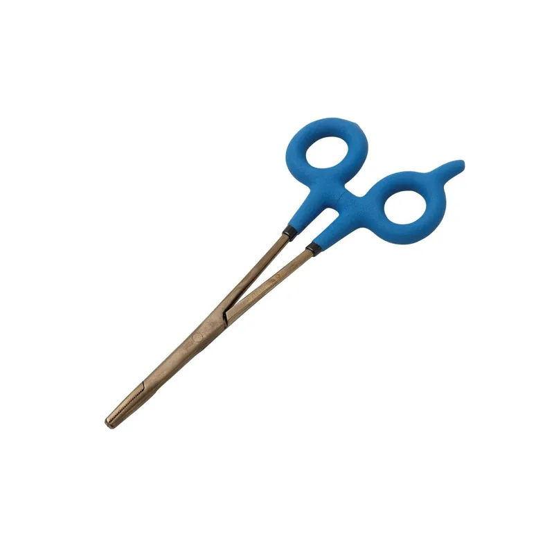 KINETIC CS FORCEPS STRAIGHT NOSE 6,5"/17CM BLUE/BLACK-