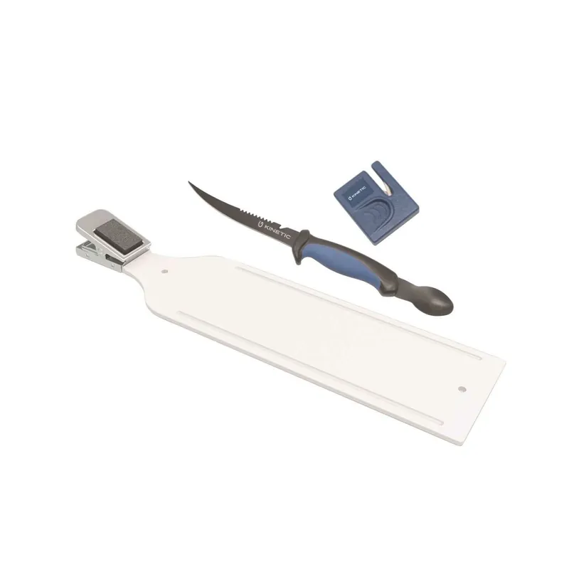 KINETIC FILLET BOARD & KNIFE BLACK/BLUE-