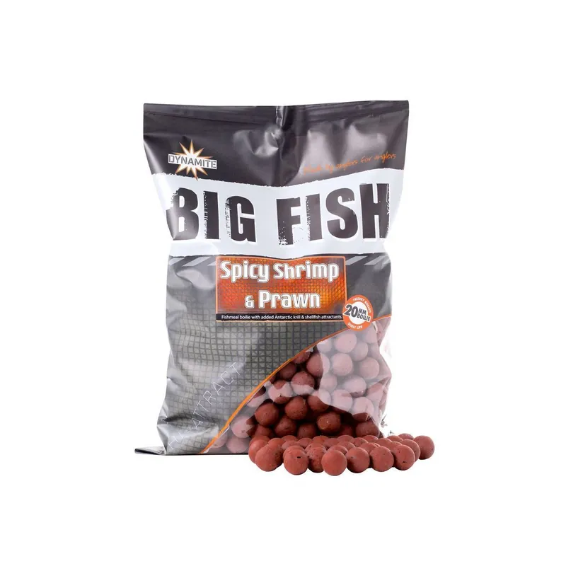 Dynamite Baits Big Fish Boilies Spicy Shrimp-15 mm