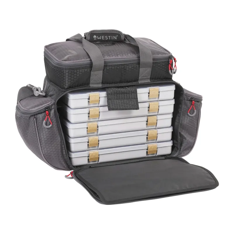 W4 MASTER LURE BAG 5 BOXES OS TITANIUM BLACK-