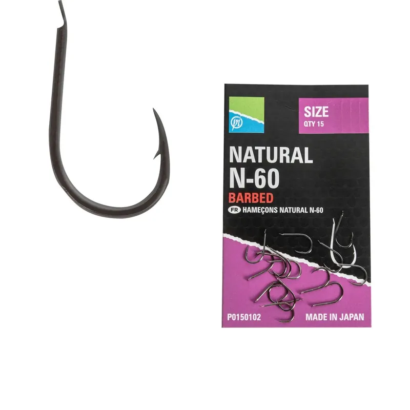 Preston Plättchenhaken N-60-Hook Gr. 10