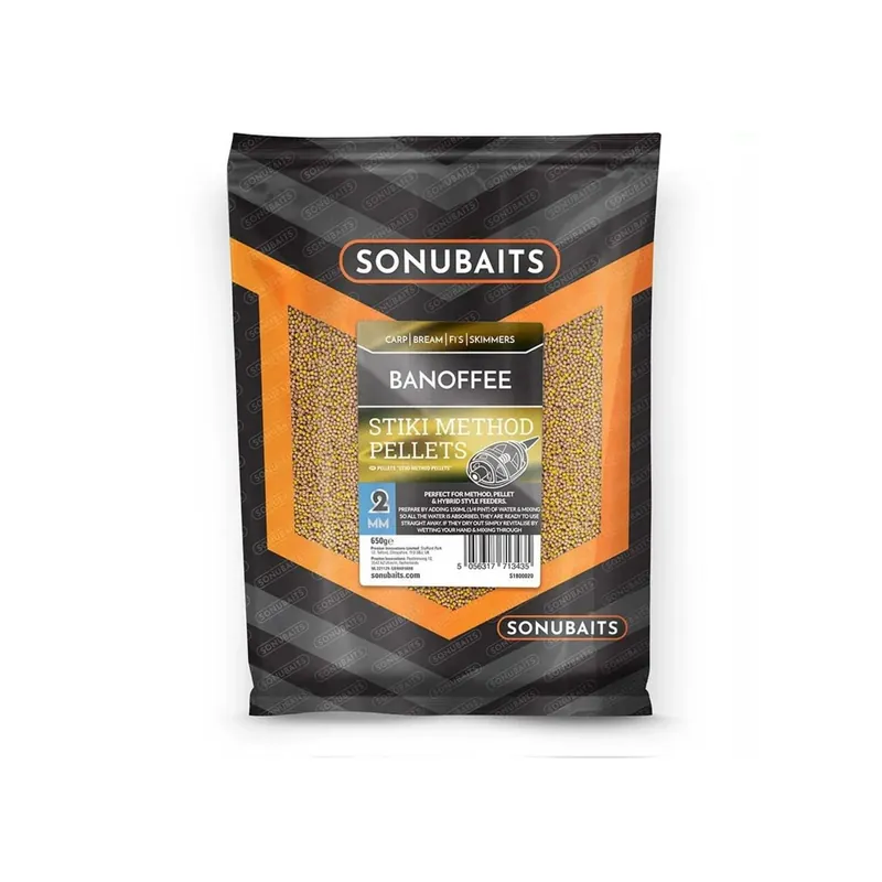 Sonubaits Stiki Banoffee Method Pellets 650 g 2 mm-