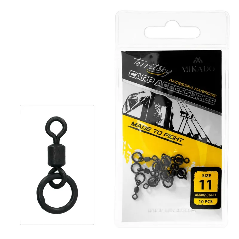 Mikado Rollwirbel mit Split Ring Gr. 11-