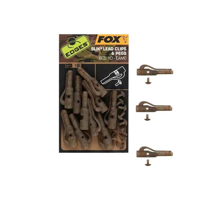 Fox Edges Camo Gr. 10 Slik Lead Clip-