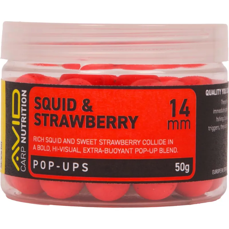 Avid Carp Pop-Up-Crab & Plum Pop-up - 14mm (Pink)