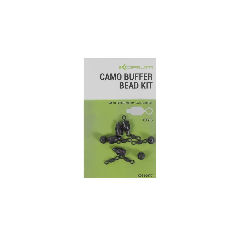 Korum Camo Buffer Bead Kit 6 Stück-