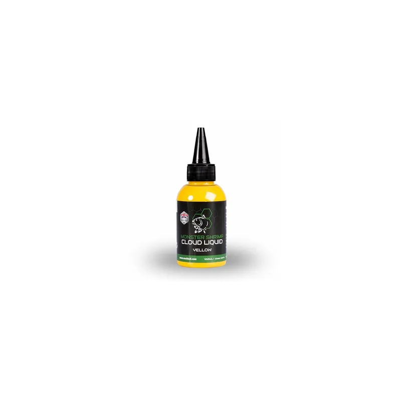 Nash Bait Monster Shrimp Cloud Liquid 100ml Yellow-