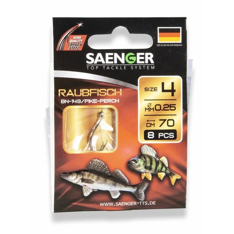 Saenger Raubfischhaken BN-149 70cm-Gr. 1 0,28 mm