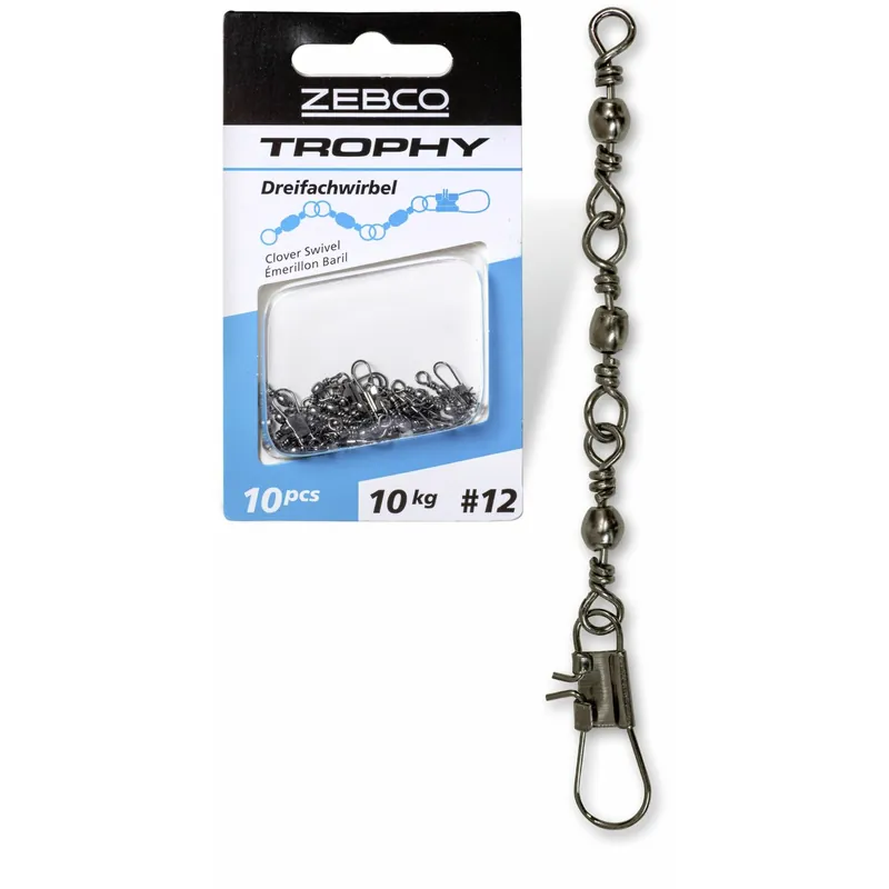 Zebco Trophy Drei-Wege-Wirbel-Gr.6