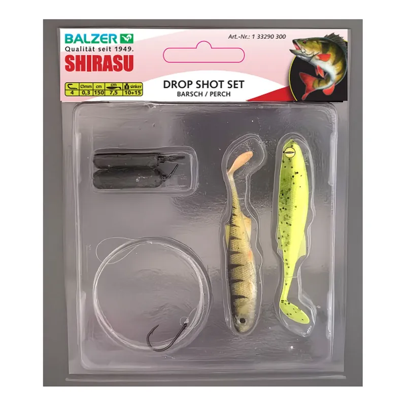 Balzer Drop Shot Perch Gr. 4 150cm 7,5cm 10+15g-