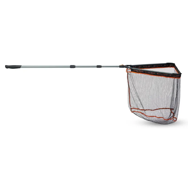 IRON TROUT Kompakt Tele Forellenkescher gum. 2,40m 3tlg.-