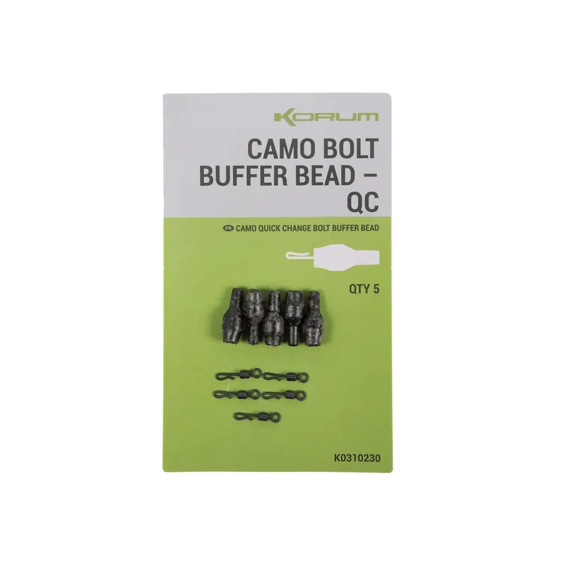 Korum Camo Bolt Buffer Bead - QC 5 Stück-