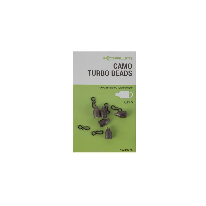 Korum Camo Turbo Beads 5 Stück-