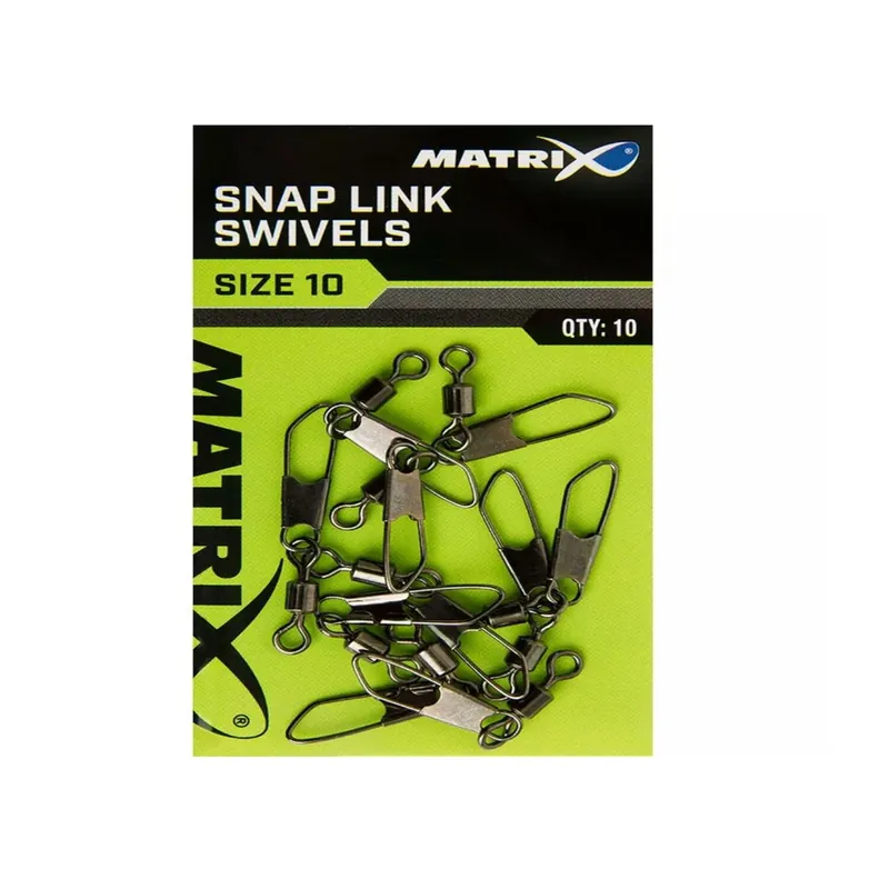Matrix Snap Link Swivels Gr. 12 10 Stück-