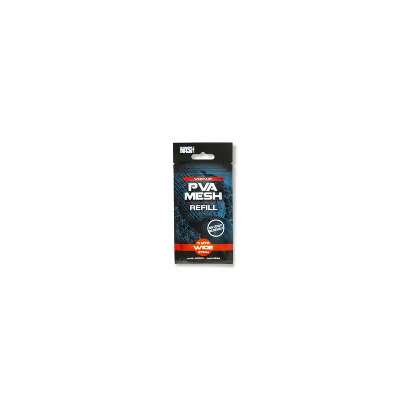 Nash Webcast PVA Refill Wide 37 mm 5 Meter-