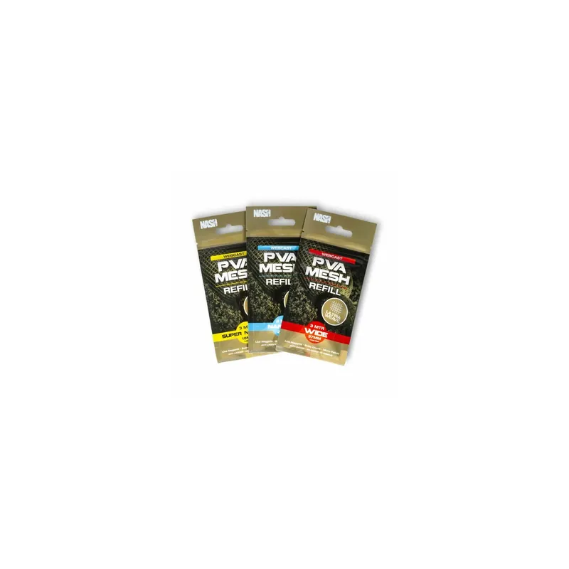 Nash Webcast Ultra Weave PVA Refill Wide 37 mm 3 Meter-