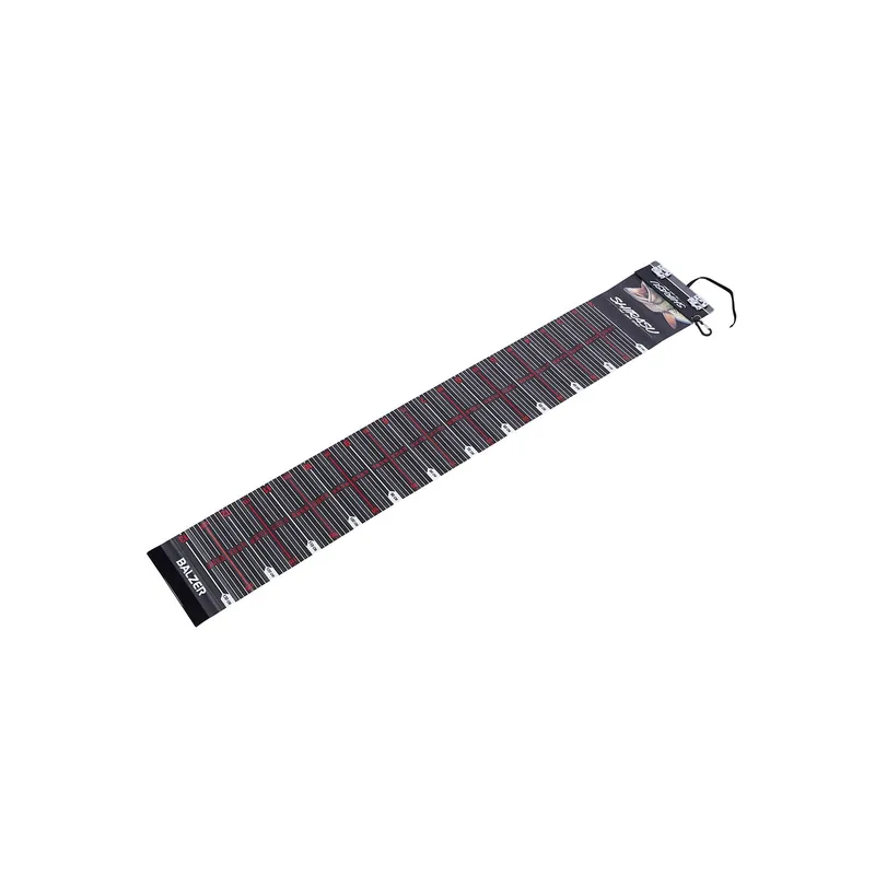 Shirasu Maßband 130cm, schwarz, mit Karabiner-