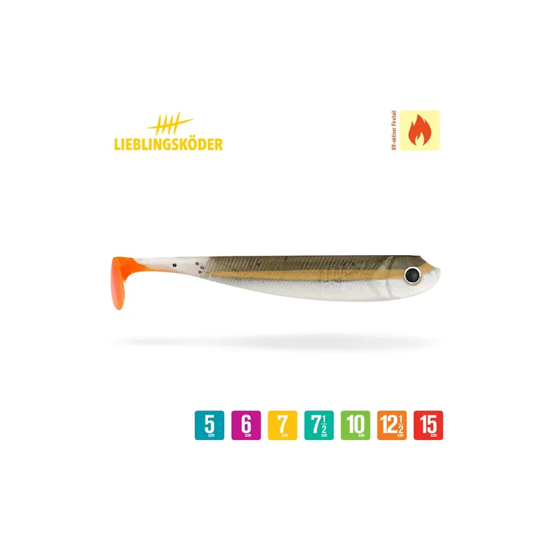 Lieblingsköder Gummifische 12,5 cm-Captain