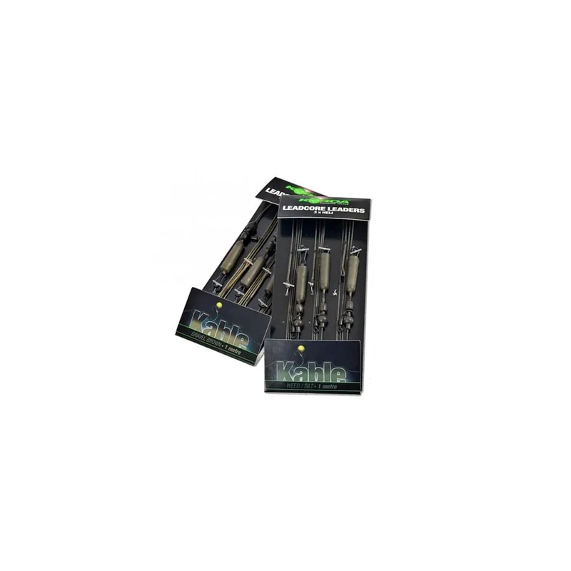 Korda Leadcore Leader - Heli - Weed/Silt-